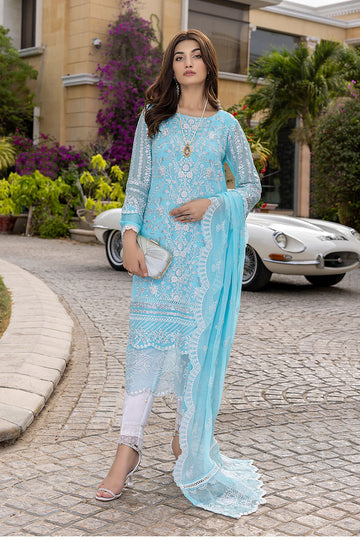 Azure Aqua Stone Luxury Prets 2022 Online Shopping
